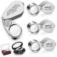 thumbnail image 2 of 10X to 40X Full Metal Jewelry Magnifying Loop with 4 Portable Illuminated Loupes, 2 of 5
