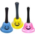 thumbnail image 1 of Set of 3 Service Bells, Call Bells Table Bell Counter Doorbell Call Bell Reception Bell Bell for Kitchen Hotel Restaurant Bar Office School, 13 x 6.5cm, 1 of 3