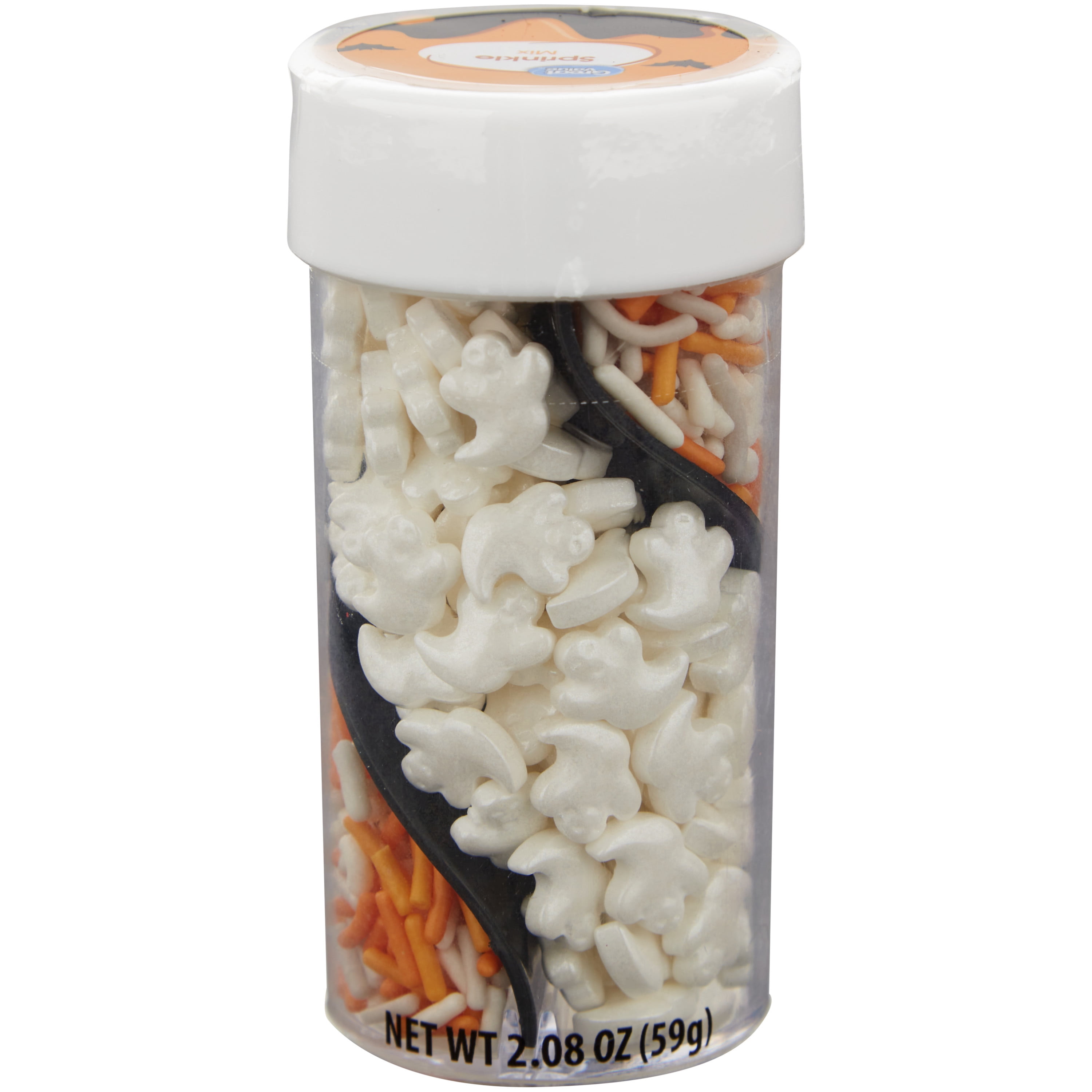 Great Value Ghost and Jimmies Halloween Sprinkle Mix, 2.08 oz
