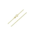 thumbnail image 2 of 10K Real Yellow Gold Singapore Chain Necklace 1.5mm 24inch, 2 of 3