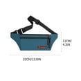 thumbnail image 2 of Mlkoz Storage Trunks & Bag Clearance, Fashion Waist Bag Men's And Women's Casual Large Capacity Meenger Bag Men's Mobile Phone Waist Bag, Men Gifts, 2 of 2