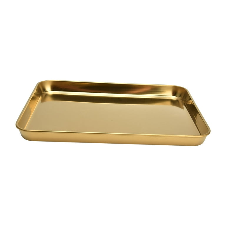 Stainless Steel Serving Tray Flat Bottom Tray Stainless Steel