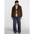 thumbnail image 2 of No Boundaries Fur Full Zip Hoodie Jacket, Men's Sizes XS-4XLT, 2 of 5