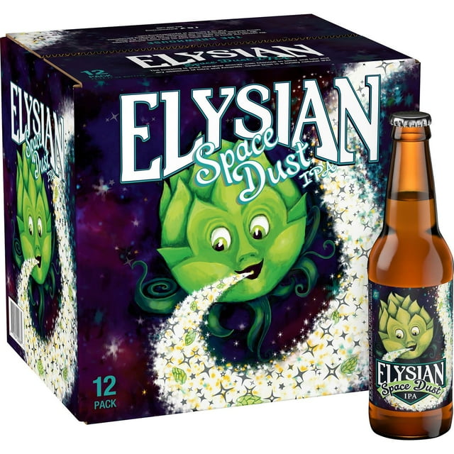 Elysian Space Dust IPA Ale Beer, 12 fl. oz. bottle, 12 pk.