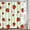 Green, variant on Strawberry Shower Curtain Retro Cute Floral Strawberry Fabric Shower Curtains for Bathroom Decor 72x72Inch Pink Preppy Berry Fruits Spring Summer Bath Curtain with 12 Hooks