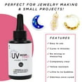 thumbnail image 4 of Blue Moon Beads UV Craft Clear Hard Type Resin 120ml XL Bottle, 4 of 15