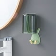 thumbnail image 2 of Harpily 50% Off Clear! Organizer Rack Household Rabbit Paste Bathroom Toothbrush Shelf Tooth Cup Shelf Wall Mounted Toothbrush Shelf, 2 of 4