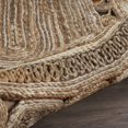 thumbnail image 4 of 9â€™ Oval Shaped Natural Toned Area Rug, 4 of 5