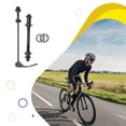 thumbnail image 4 of Yuarrent Sistema negro del pincho de la liberación rápida del eje de la bicicleta de la construcción para el amplio de la instalación fácil Ciclismo Eje posterior, 4 of 6