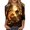 Gold, variant on Halloween Tops for Women Pumpkin Moon 3/4 Sleeve Spooky Shirts Ghost Bat Crew Neck Horror Blouses, S