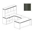 thumbnail image 2 of Mayline AT2LCR 6 x 9 ft. Aberdeen Series Suite 2 Front U-Shaped Desk, Cherry, 2 of 3