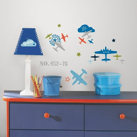 Zutano Aviation Peel and Stick Wall Decals