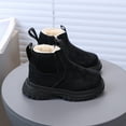thumbnail image 6 of BOBOGOJP Girls Boots Kids Winter Warm Snow Ankle Bow Boots for Toddler/Little Kid Black for Size 11.5, 6 of 9