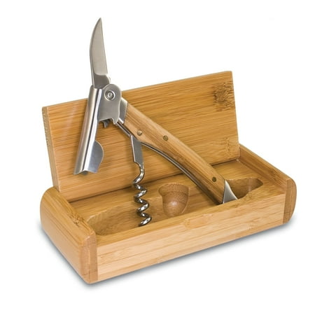 Picnic Time Elan Corkscrew - Bamboo
