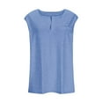 thumbnail image 4 of Admvng Sleeveless Tops for Women Plus Size for Sexy V-Neck Blouse Solid Casual Loose Summer Sleeveless Blouse S-5XL, 4 of 4