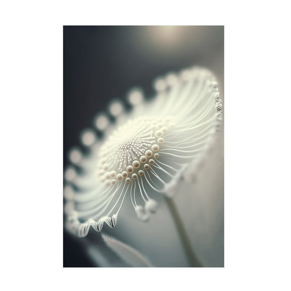 Canvas Wall Art - Treechild 'Tiny Pearls' Wall Art for Living Room, Bedroom, or Office D?cor by Trademark Fine Art - 12 x 19 Inches