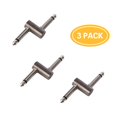 thumbnail image 5 of Rayzm Conector De Parche Para Pedal De Guitarra, Acopladores De Efectos De 6,35 Mm (1/4 ""), Adaptador De Enchufe Compensado Macho A Macho Para Pedalera En Lugar De Cable De Conexión, Paquete De 3, 5 of 5