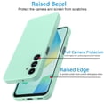 thumbnail image 4 of For Samsung Galaxy A16 5G Case Silicone Cover, Tekcoo Shockproof Rugged Soft Gel Rubber Ultra Slim Protective Cover Anti-Scratch Microfiber Lining Cute Phone Case for Galaxy A16 5G - Mint, 4 of 11