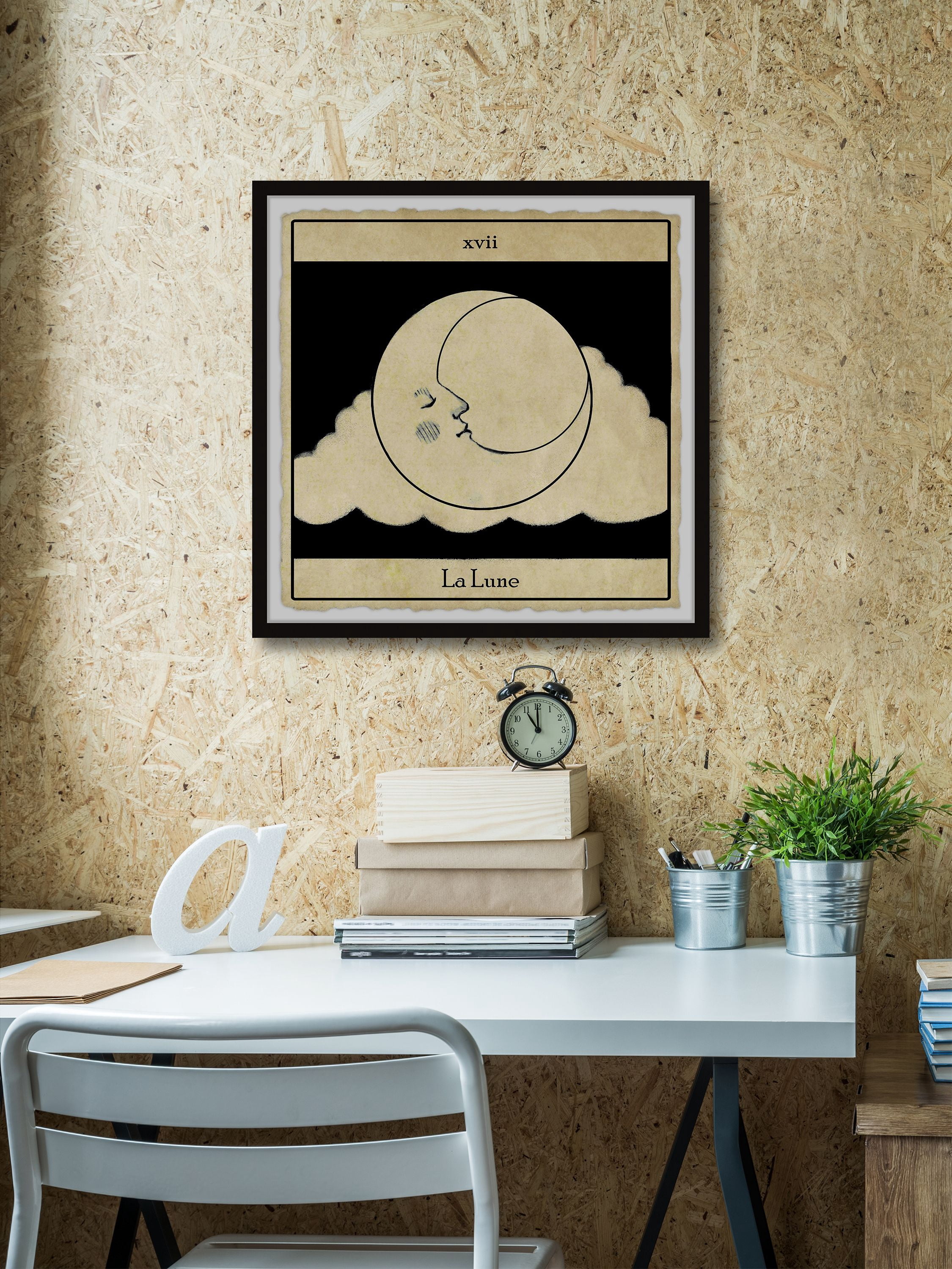 Marmont Hill La Lune Framed Wall Art