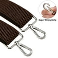 thumbnail image 2 of Buyless Fashion Heavy Duty 2 Pack Suspenders for Men - 48" Adjustable Straps 1 1/2" - X Back with Strong Hooks - 5145-2-Brown, 2 of 7