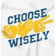 thumbnail image 2 of Rock Paper Scissors Choose Wisely Fun Plus Size Crewneck Graphic Tee Shirt Brisco Brands 2X, 2 of 4