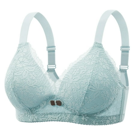 Summer Savings Clearance 2025! Womens Everyday Bras  Full Coverage Seamless Bra Push Up Non Slip Deep V Plunge Underwire Bras for Women Super Padded Add 2 Cups XS-XL
