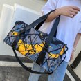 thumbnail image 5 of Bolsa deportiva para gimnasio con compartimento para zapatos y bolsillo húmedo, bolsa de lona impermeable para fines de semana MFZFUKR BST2001725-3, 5 of 5