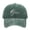 Washed-Green, variant on Unisex Vintage Washed Cotton Baseball Cap, Embroidered Fish On! and Fishing Hook Hat, Outdoor Angler Casual Sun Hat for Adults