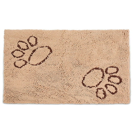 Internet's Best Chenille Dog Doormat - 35 x 25 - Absorbent Surface - Non-Skid Bottom - Protects Floors -