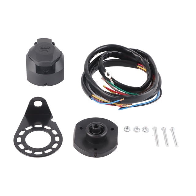 Trailer Wiring Adapter,7 Pin European Trailer Pin Trailer Socket RV Plug Adapter Ultimate Reliability