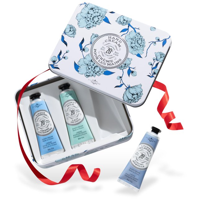 Set de regalo de crema de manos La Chatelaine con manteca de karité orgánica al 20%