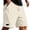 Khaki, variant on Knit Casual Shorts Breathable Summer Shorts with Pockets Comfortable Elastic Waistband for Outdoor Indoor Wear Mesh Mens Shorts Mens Mens All Clothes Workout Shorts Pack Glitter Foam Short Shorts for