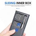 thumbnail image 4 of GALACOK 25 In 1 Screwdriver Set Magnetic Phillips Torx Hex Precision Screw Bits Removable Household Repair Hand Tools For Phone 25In1-Darkgrey, 4 of 6