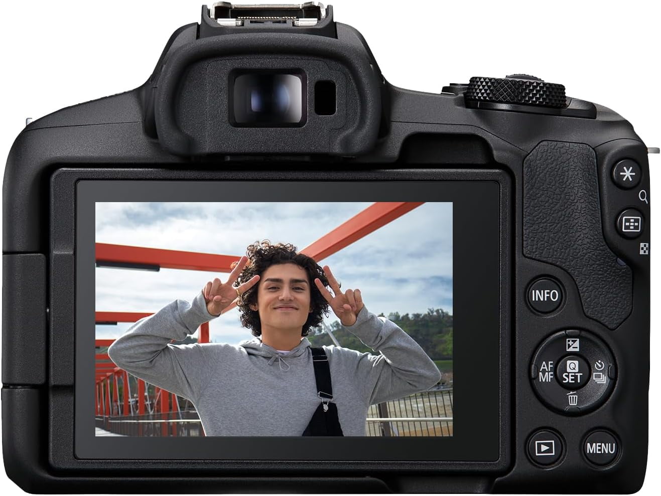 Canon EOS R50 Mirrorless Vlogging Camera (Black) w/RF-S18-45mm F4.5-6.3 is STM Lens, 24.2 MP, 4K Video, Subject Detection ＆ Tracking, Compact, Smartp Canon EOS R50 Mirrorless Camera Body Only