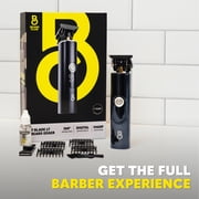 The Beard Club T Blade Trimmer, Adjustable Beard Trimmer for Men with 4 Lengths, Beard Edger Clippers, Waterproof Rechargeable Electric Shaver
