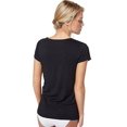 thumbnail image 4 of Boody Organic Bamboo Ecowear Women's V-neck T-shirt - Black - X-large, 4 of 4