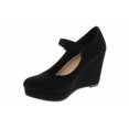 thumbnail image 5 of Manhattan Collection Mark Wedge Wedge Pump Black in Size 7.5, 5 of 6