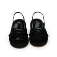 thumbnail image 1 of Baby Toddler Girls Soft Open Toe Summer Sandals Flower Princess Flat Shoes, 1 of 6