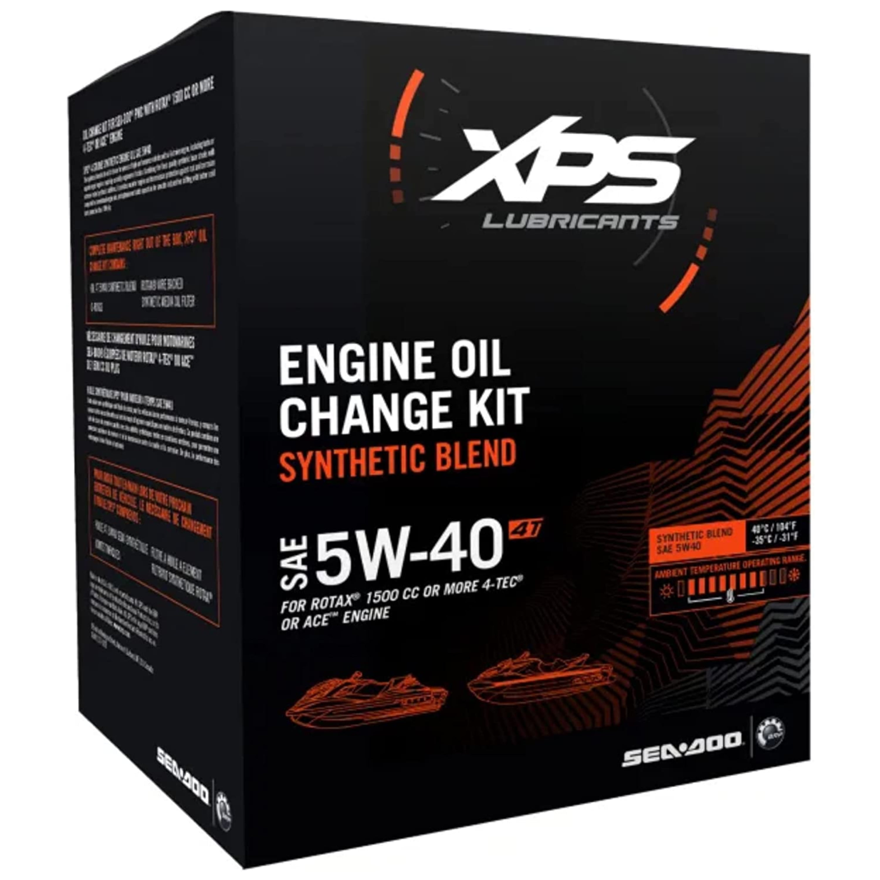 XPS Sea Doo 4T 5W-40 Synthetic Blend Oil Change Kit For Engines Of 1500 Cc Or More main image 0