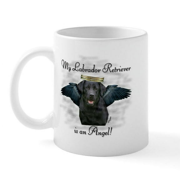 CafePress - Labrador Retriever Angel Mug - 11 oz Ceramic Mug - Novelty Coffee Tea Cup