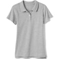 thumbnail image 3 of Lands' End Girls Short Sleeve Feminine Fit Interlock Polo Shirt, 3 of 3