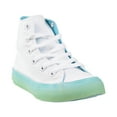 thumbnail image 2 of Converse Chuck Taylor All Star Hi Big Kids Shoes White/Bleached Aqua 660718c, 2 of 6