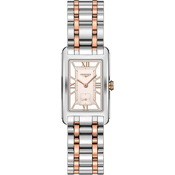 Longines DolceVita Quartz White Dial Rose Gold-Plated Steel Women's Watch L5.512.5.75.7