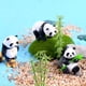 thumbnail image 2 of Adornos de pastel de juguete Toystoory Panda PVC estilo aleatorio, 2 of 6