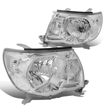 - For 2005 to 2011 toyota Tacoma Headlight Chrome Housing Clear Corner Headlamp 06 07 08 09 10 Left+Right