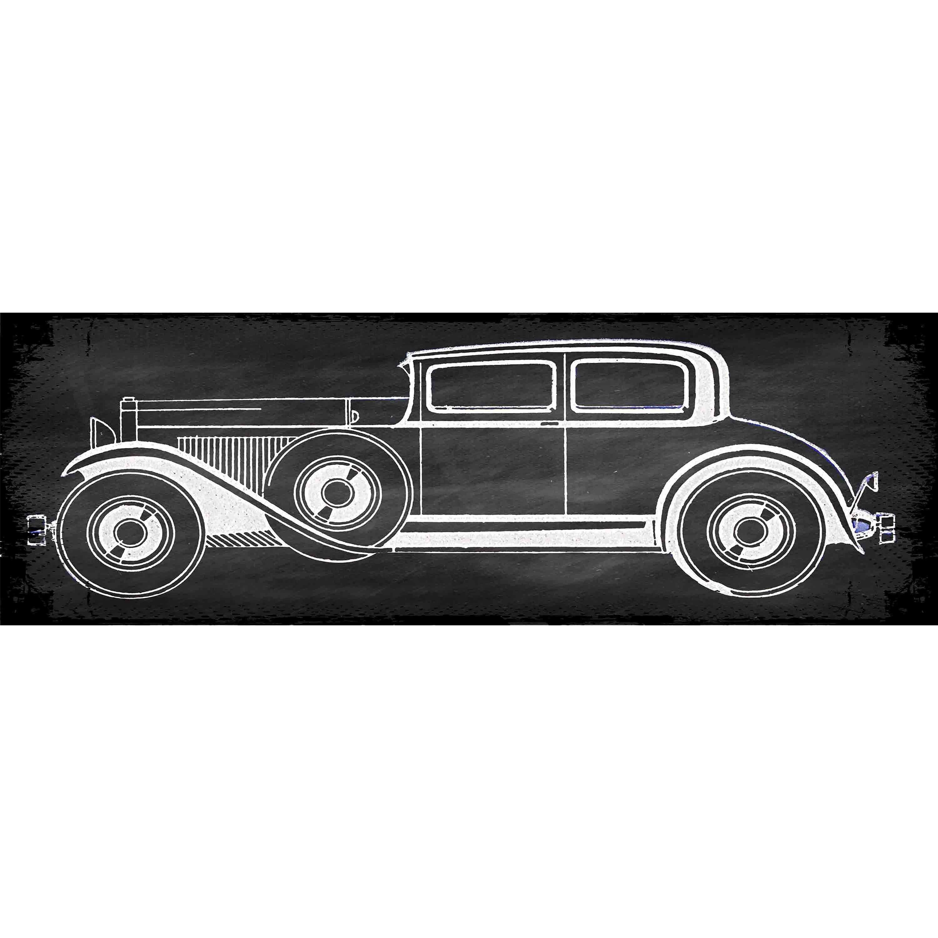 Marmont Hill "Classic in Black" Painting Print on Canvas