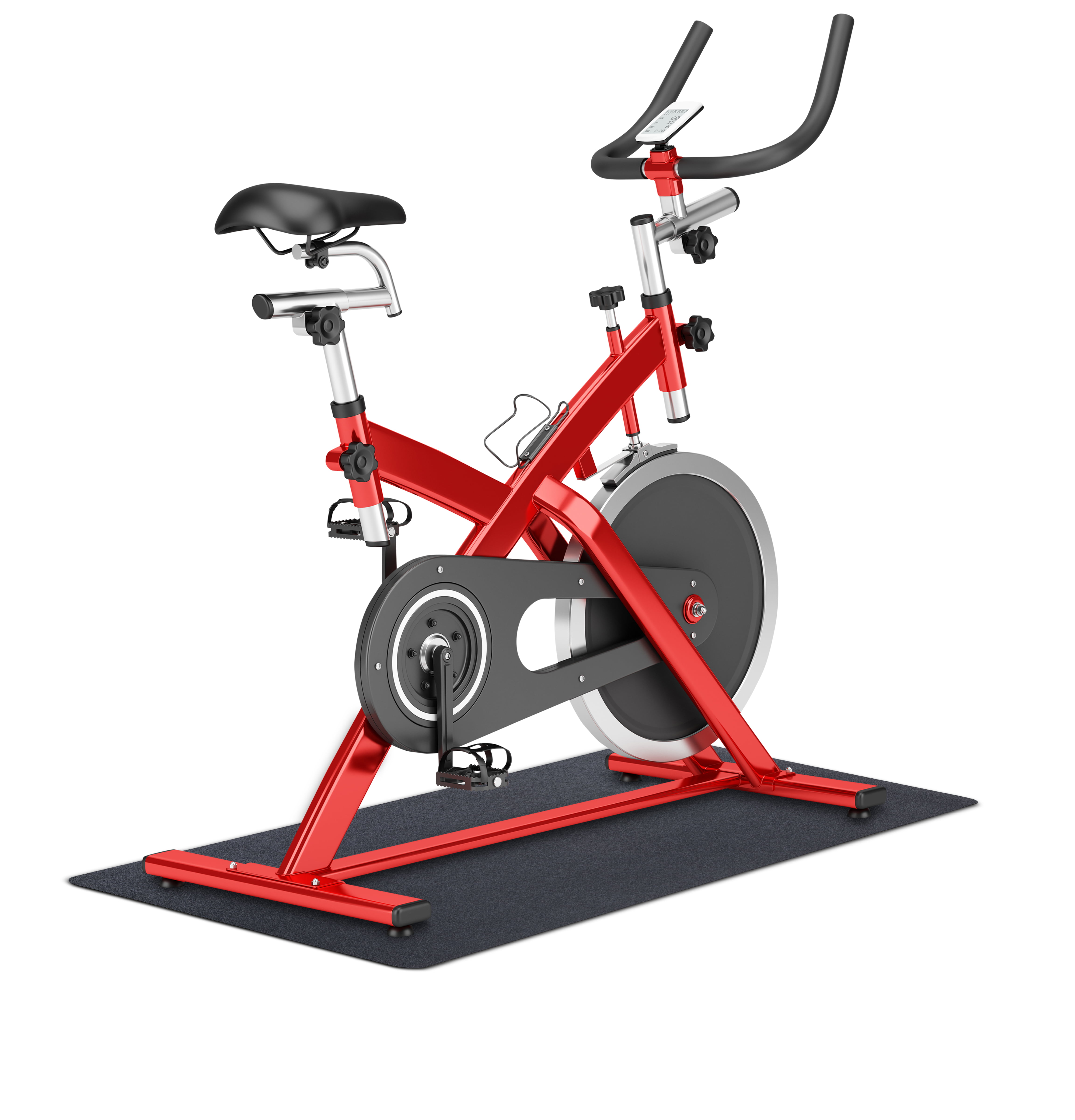 MotionTex  Stationary Bike Excersise Equipment Mat 24 x 48 inches 