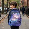thumbnail image 6 of Jeiento 17 Inch Lightweight Backpack for Girls School - 600D Tear Resistant with 6 Pockets - Padded Tablet Sleeve - Axolotl Bookbag for Elementary, 6 of 8
