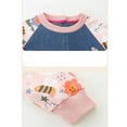 thumbnail image 3 of Bellafa Toddler Girl Christmas Jean Dress Long Sleeve Fall Winter Cotton Casual Denim Shirt Dresses 2-7Years Kids Button Back Dress, 3 of 10