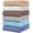 Multi-Brown, variant on Zhao.Fu Hand Towels Set, 100% Cotton Quick Dry Soft Hand Shower Towels Set for Bathroom, 29" x 13", 6 Pack (Multi-Color)